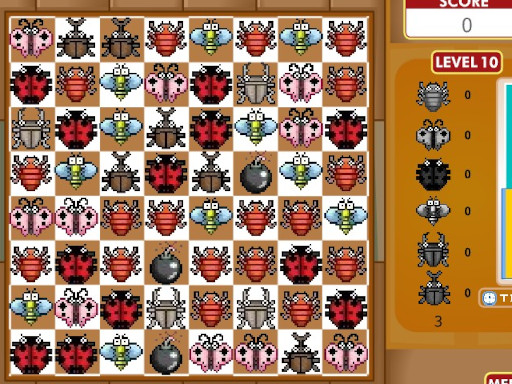 Match the Bugz Game