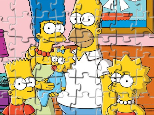Simpsons Jigsaw Game Image Simpsons Jigsaw Game