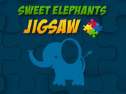 Sweet Elephants Jigsaw Game Online